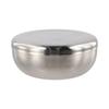 Round Korean Stainless Steel Bowl With Lid Children Bowl Kitchen Accessories Rice Bowl  Kimchee