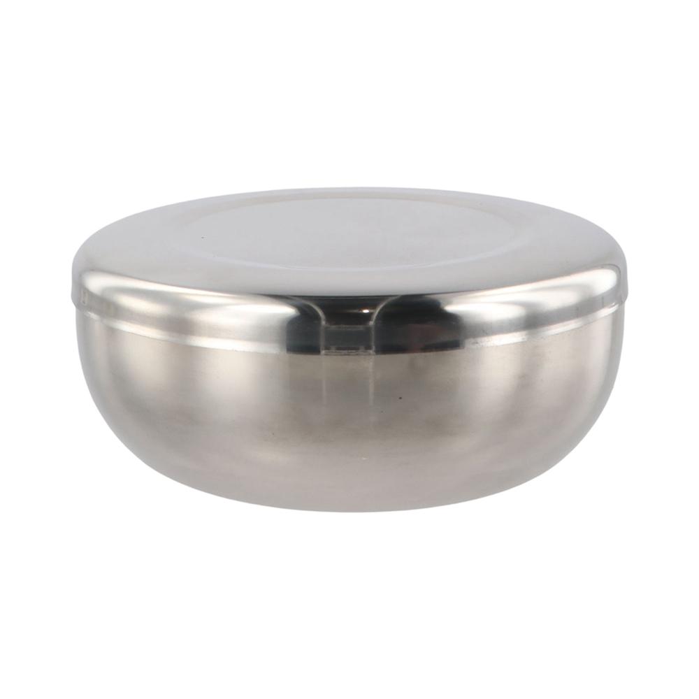 Round Korean Stainless Steel Bowl With Lid Children Bowl Kitchen Accessories Rice Bowl  Kimchee