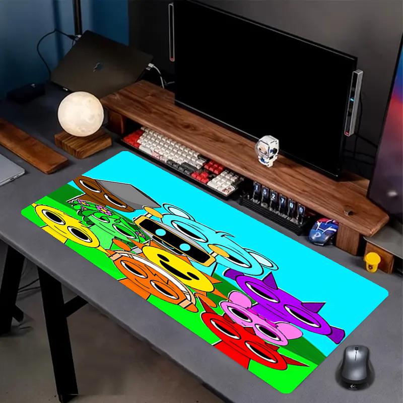 Sprunki Theme Mouse Pad, Non Slip Rubber Base, Multifunctional Office & Home Decor, Perfect for Workspace Personalization.
