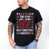 This Is My 67 Ugly Christmas Sweater 6 7 Meme Gen Alpha 6-7 Unisex T-Shirt
