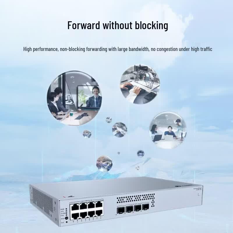 Huawei S220S-8P4J 12-Port Managed PoE Switch