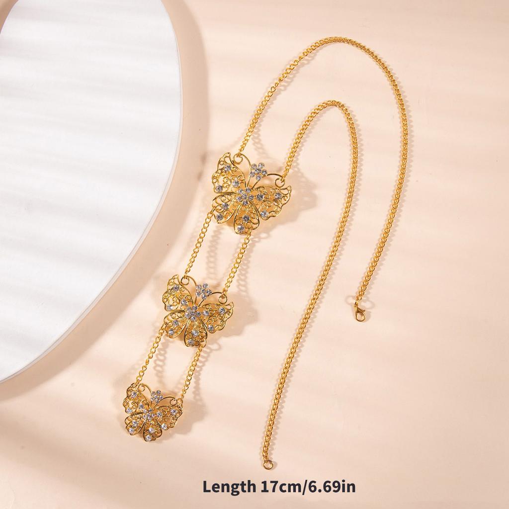 Muslims Cultural Brooch Pin Zinc Alloy Butterfly Badge For Traditional Occasions Southeast Asian Style Accessories