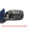 1x Car Left Driver Side Door Wing Mirror Cover Caps For Toyota Corolla 2007-2013