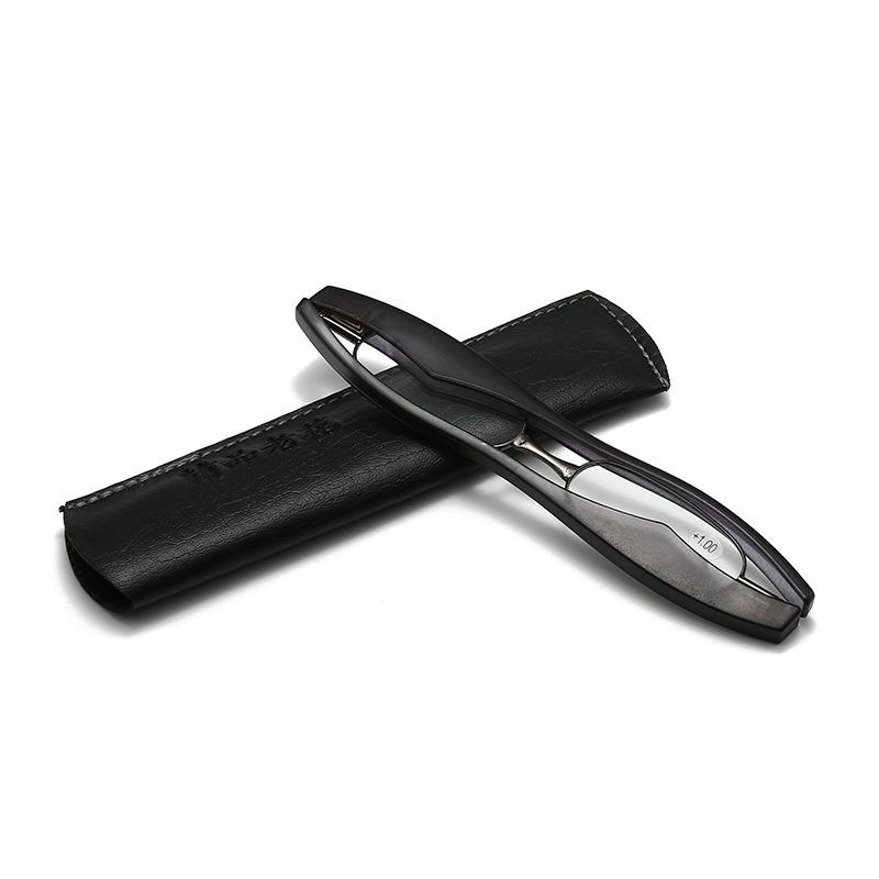 Ultralight HD Portable Foldable Reading Glasses with 360° Rotation for Middle-Aged and Elderly Users