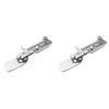 A25F-2X Sewing Rolled , Adjustable Width Rolled Hemmer Foot, Sewing Machine Rolled Hem Attachment Hemming Tool (15-25Mm)