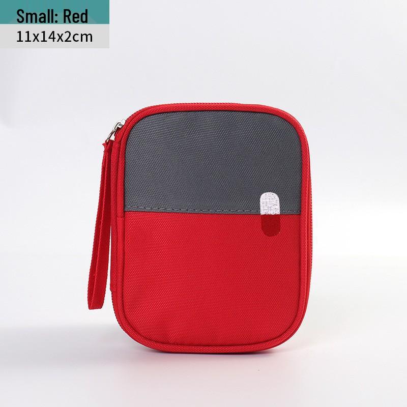 Portable First Aid & Medicine Storage Kit for Travel & Outdoor Use