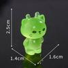 10-30 Pezzi Resina Luminosa Mini gatto alieno Miniature Decorazioni per la Casa Figure di Anatra Aliena per Casa delle Bambole Fai da Te Scrivania Giardino delle Fate Decorazioni