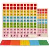 Wooden Double Sided Number Board Learning Toy Educational Activity Interaction