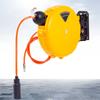 Automatic Retractable Air Hose Reel with 10M Air Hose Slow Retraction for Outdoor Car Washing Workshop Garage Garden