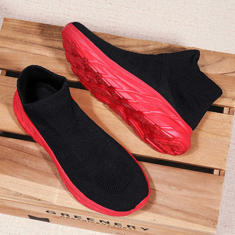 Fashion Slip-on Slip Resistant Over Boots Mens High Top Shoes Red Shoes For Man Sneakers Sport Hospitality Deals Shoose Tines