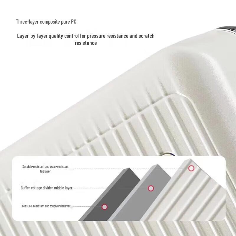 OIWAS 20-inch Aluminum Frame Business Hardside Suitcase