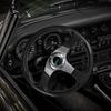 Lightweight Aluminum Suede Steering Wheel with Horn Button (Gray)