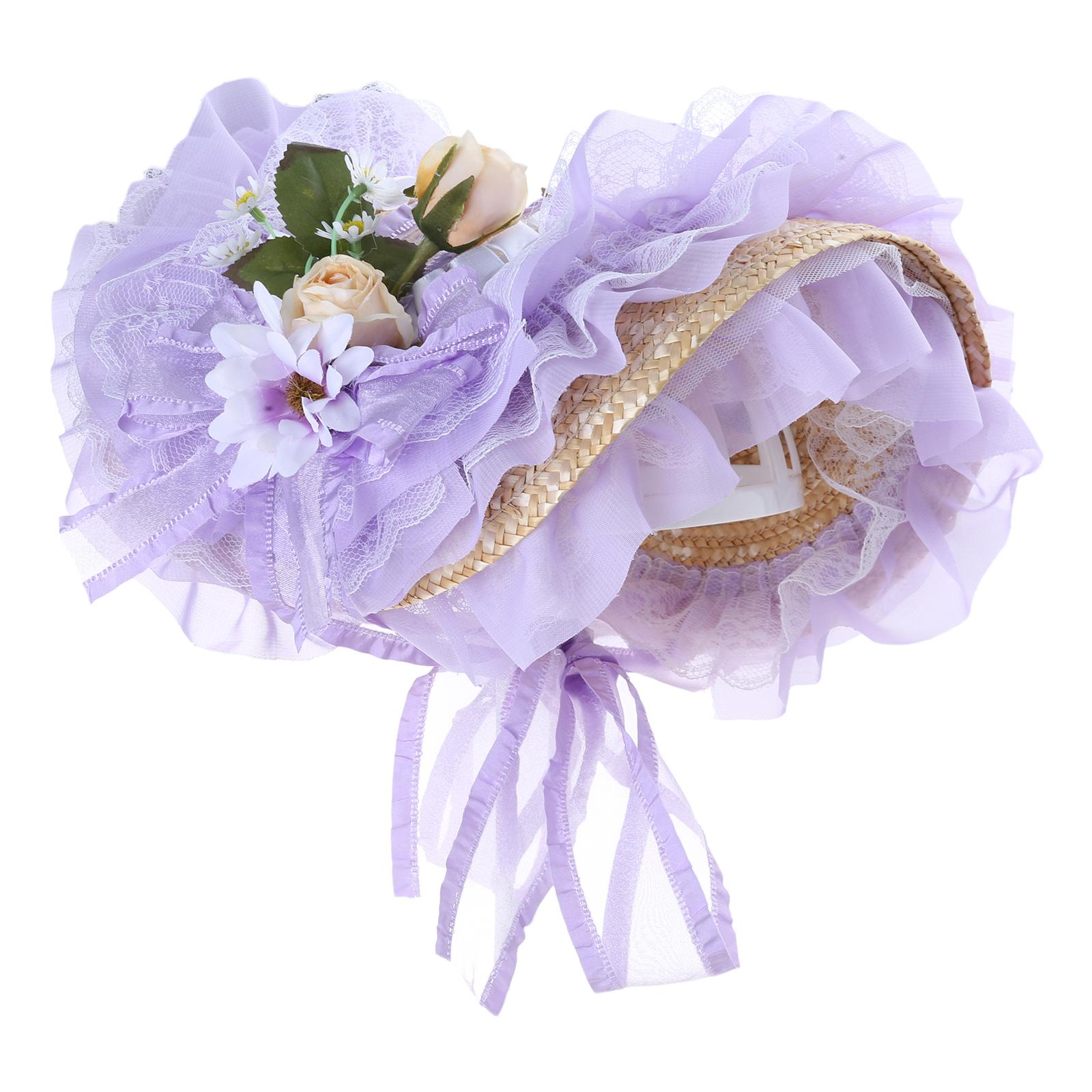 

Западная Викторианская Шляпа с Белым Розовым Бантом, Кружевами с Рюшами, Шляпа для Чаепития, Подходящая ко всему, Шляпа для Отпуска, Придворный Стиль 10