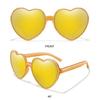 Halloween Cosplay Clout Goggle Heart Sunglasses for Women UV400 Protection Heart-Shaped Sunglasses