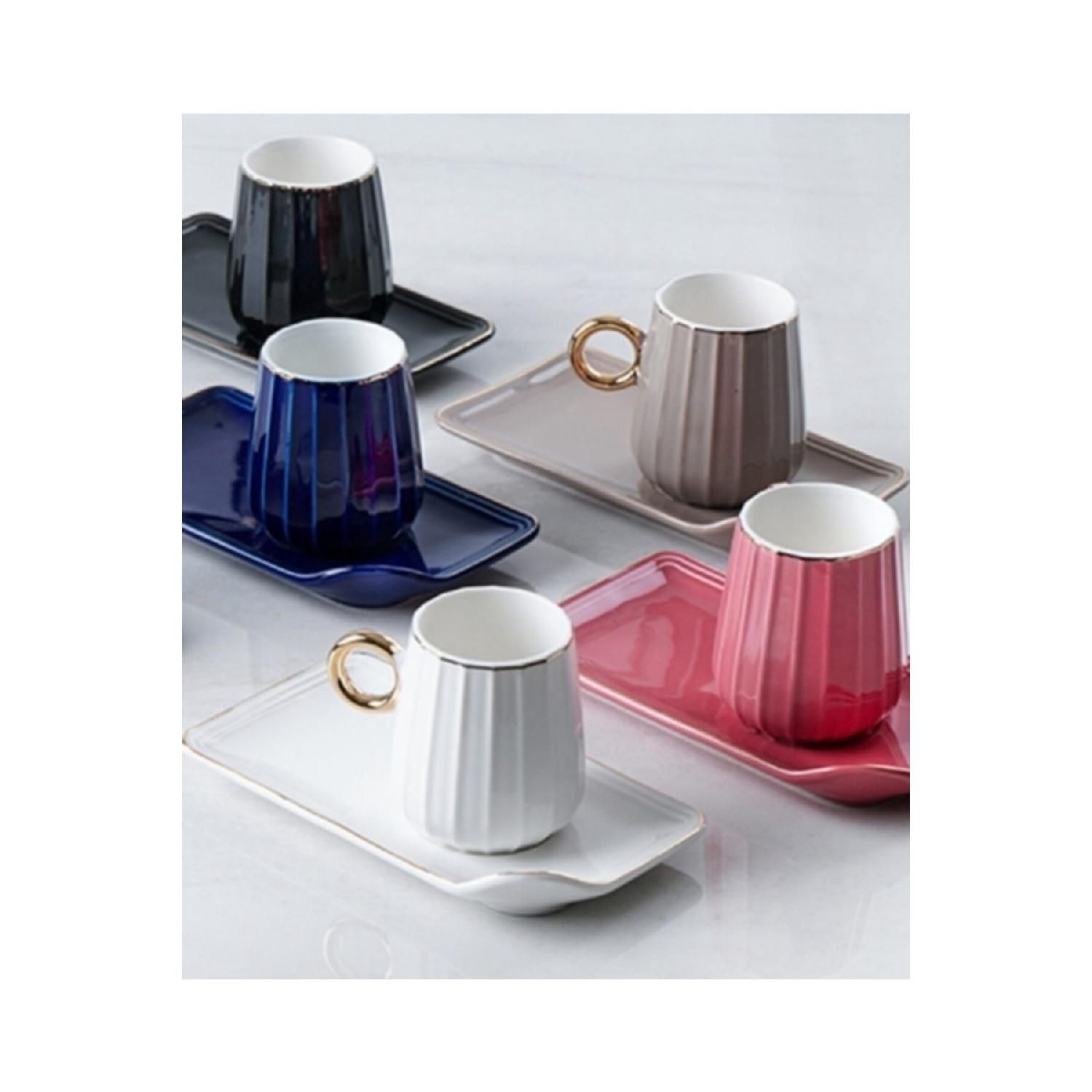 

Набор Dream Lover из 6 разноцветных фарфоровых кофейных чашек 11711 чистый