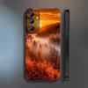 Autumn Leaves Falling Phone Case For Samsung S 25,24,23,22,30,21,10,9,Ultra,Plus,Lite,FE,4,5 G Soft Black Case