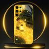 Protective Cover Cartoon High-end Electroplating Glass PhoneCase for Samsung Galaxy S26 S25 S24 S23 S22 S21 FE,Ultra,Plus