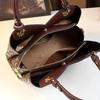 Vintage Präglad Blommig Mönster Axelhandväska, Lyxig PU Läder Toteväska, Mode Crossbodyväska För Kvinnor4.7250 köp