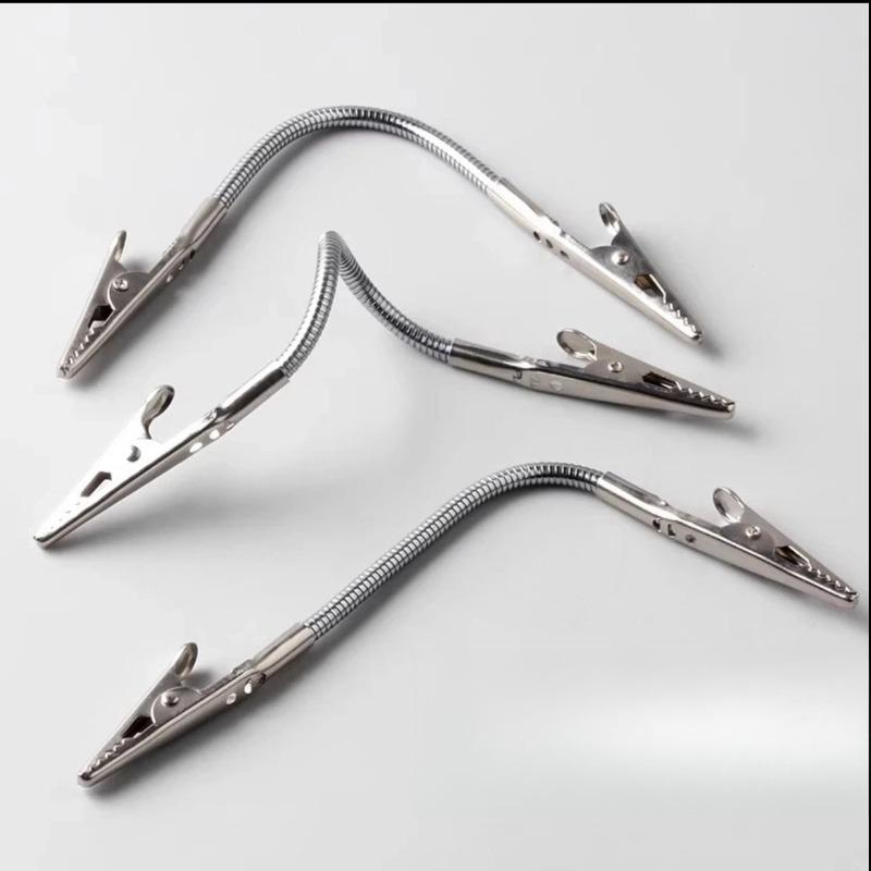 Double-Ended Mosquito Repellent Incense Clip Crocodile Clip Bracket With Flexible Hose For Broken Incense Sticks Home Outdoor