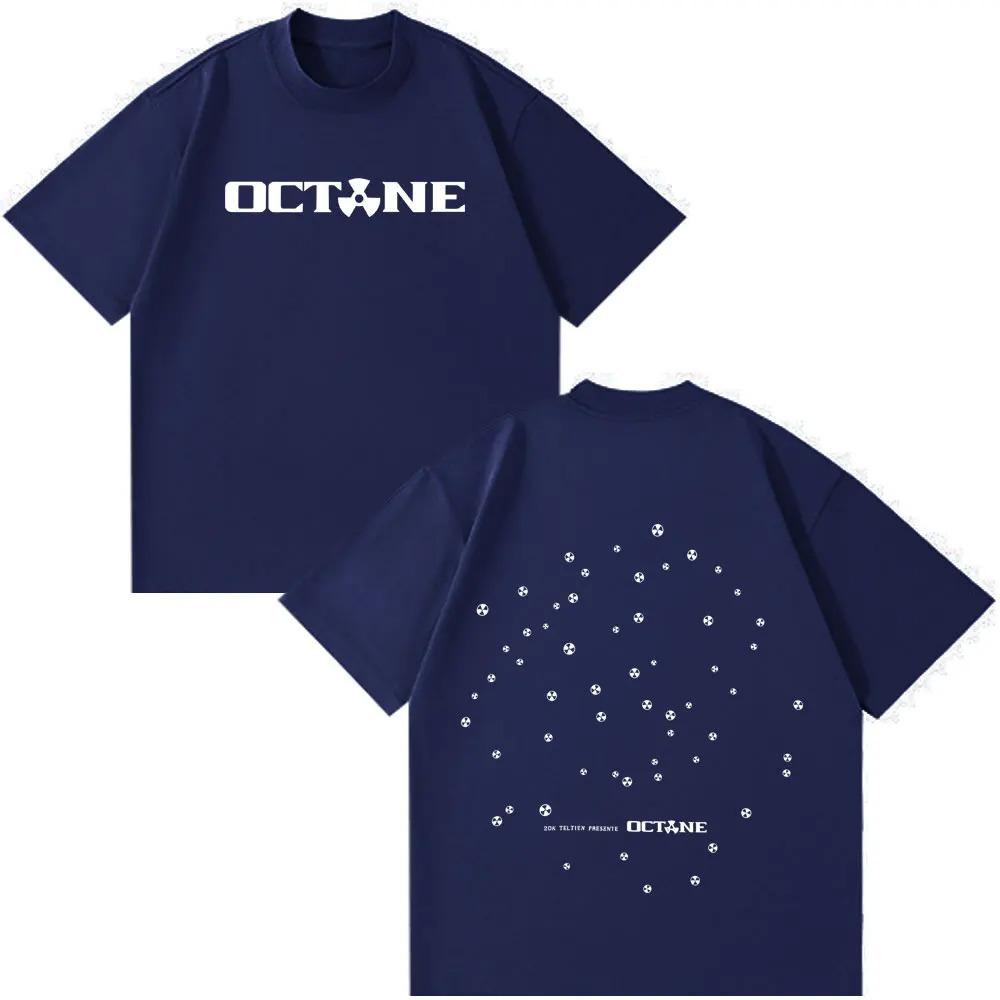 Rapper Don Toliver Octane Tour 2026 Grafik T-Shirt Herren Damen Hip Hop T-Shirts Kurzarm Baumwolle Locker Freizeit T-Shirts