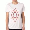 Geometric Shapes Unisex's Cotton T Shirt, Pure Cotton Premium Print, Durable, Casual And Fashionable. Triangle, Square, Circle, And Star Design For A