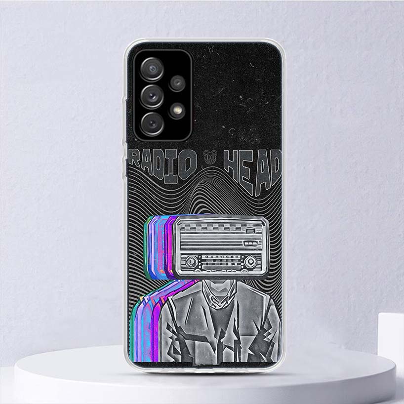 Bnad R-Radiohead Soft Case For Samsung Galaxy A17 A16 A26 A36 A56 A15 A14 A13 A55 A54 A53 Phone Cover A25 A35 A24 A34 A23 A33