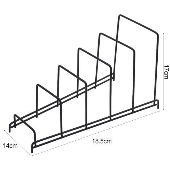 Kitchen Metal Storage Rack Modern Strong Load Bearing Multi-functional Countertop Pot Lid Cutting Board Plate Cutter Display Organizer Holder