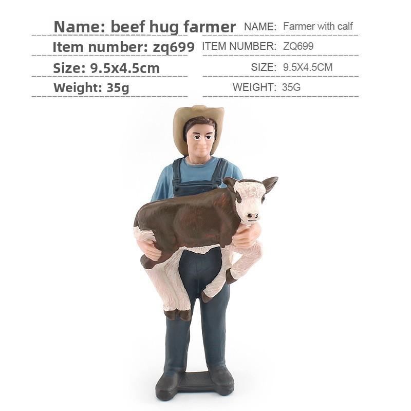 Simulated Diver Veterinarian Farmer Worker Postal Worker Toy Model Ornament For Collectors And Play