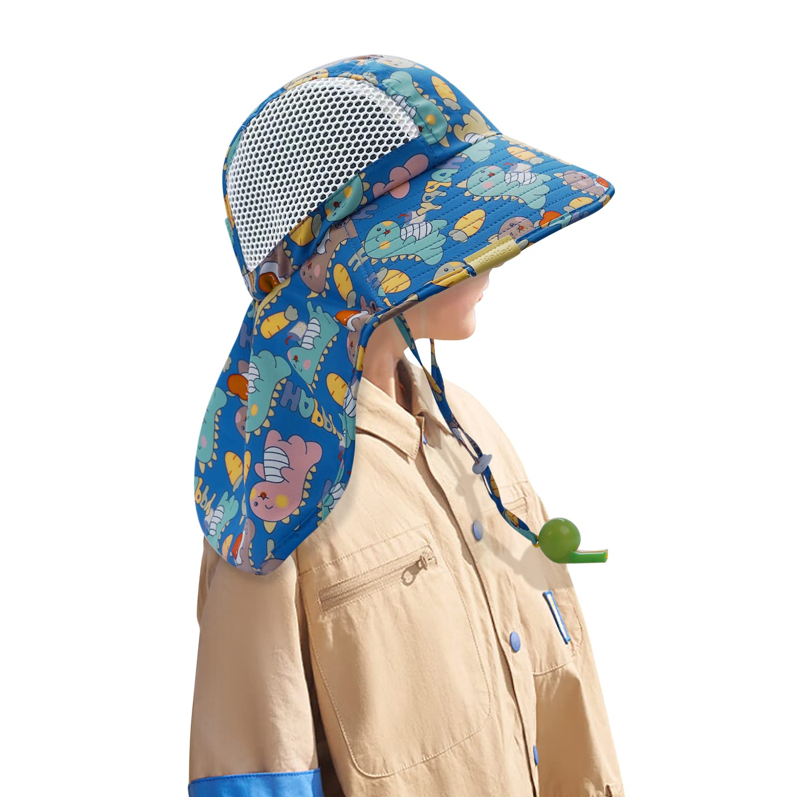 

Croogo Детская Солнцезащитная Шляпа с Хвостиком от УФ-лучей для Девочек и Регулируемая UPF Широкая Подходящая для Девочек и и Дорожная Шляпа, Защита, Мальчиков, Завязки, 50+, Поля,