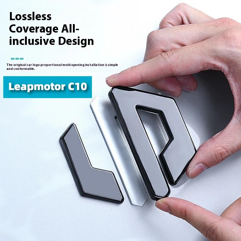 For Leapmotor C10 Car Blackening Modification Logo Letters Front Rear Badges Modification Sticker