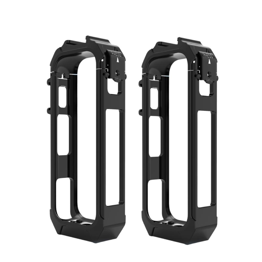 1/2Pcs For Insta360 X4 Air PC Protective Frame Magnetic Quick Release Frame with 1/4 Threads Cold Shoe Mount Expansion Bracket