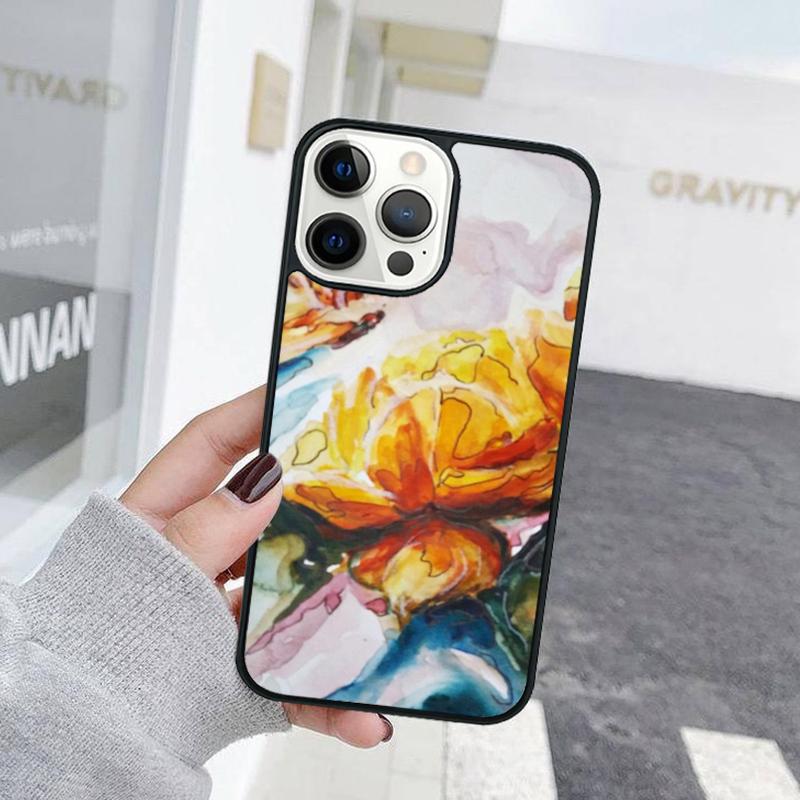 Blue Red Butterfly Phone Case For iPhone 17 Air 15 16 Cover  11 13 14 Pro Max 12 Plus Max Fundas