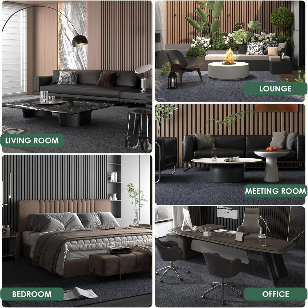 10pcs Self-adhesive Area Rug Carpet Thicken Soundproof Decor Carpets for Living Room DIY Splice Bedroom Small Rugs Home Decor