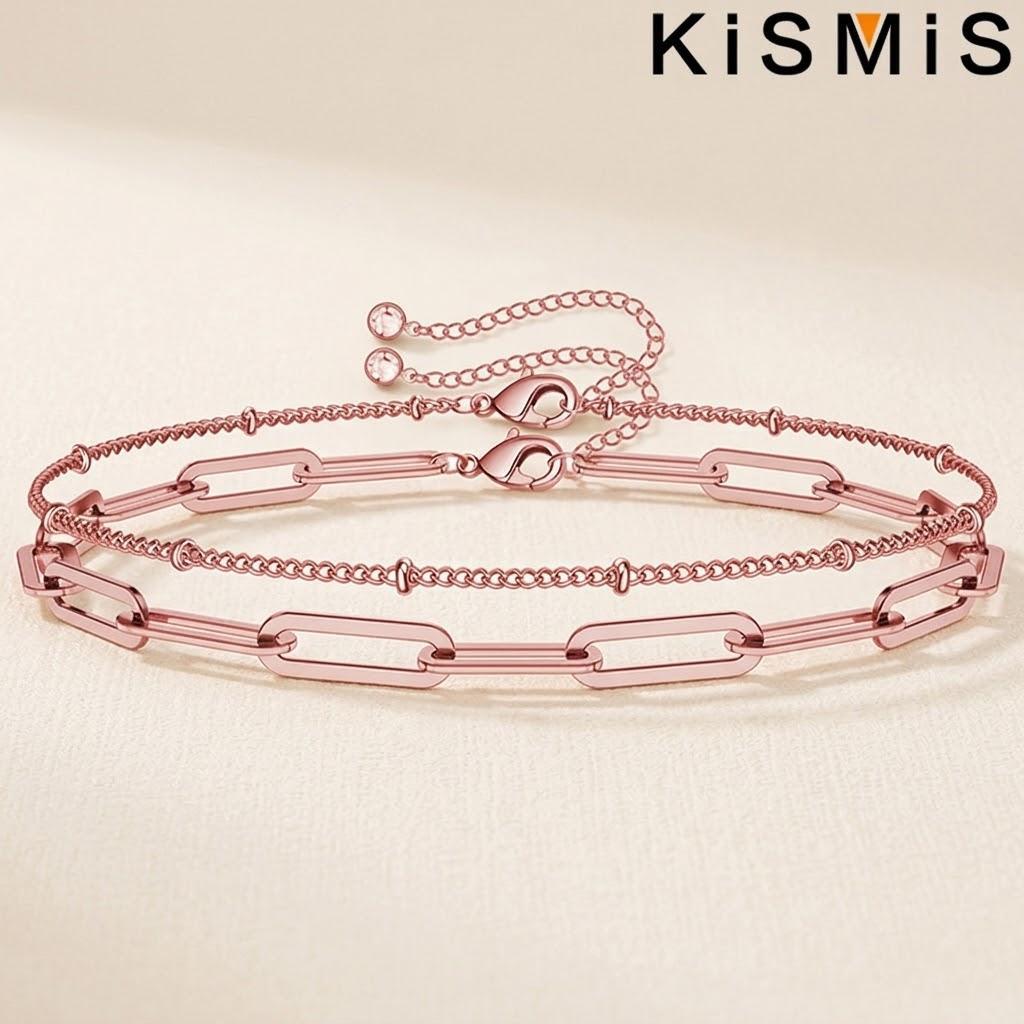 

Gold Bracelets for Women 1set Dainty Adjustable Layered Bracelet Cute Oval Chain Pearl Bar Bracelets Set Fashion Jewelry
