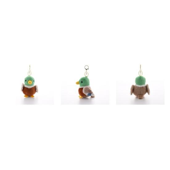 Bird Plush Keychain Fluffy Bird Doll Pendant Key Rings Bag Charm Soft