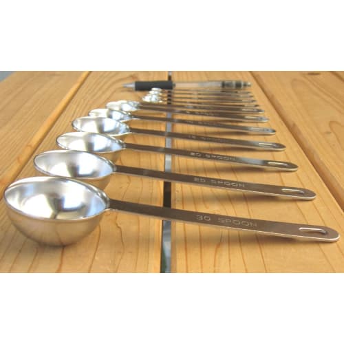 Nagao Tsubame-Sanjo Extra Thick Measuring Spoon, 15cc, 18-8 Stainless Steel, Made in Japan