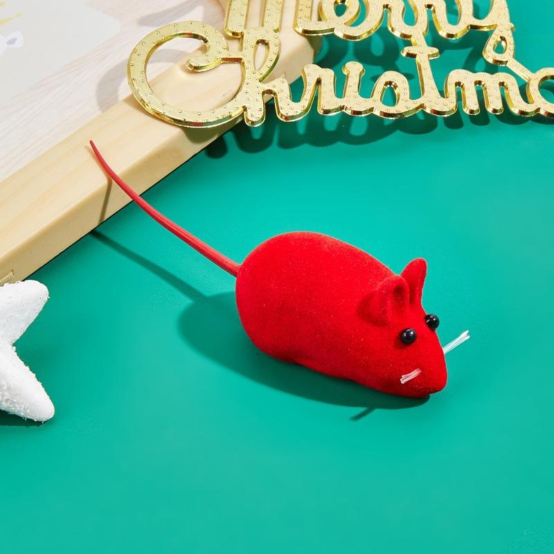 5/8/9pcs Christmas Pet Mouse Toy Supplies Catnip Mouse Catgrass Cat Pick-me-up Toy Cat Toy Cats Cat Toys Interactive Pet Toys