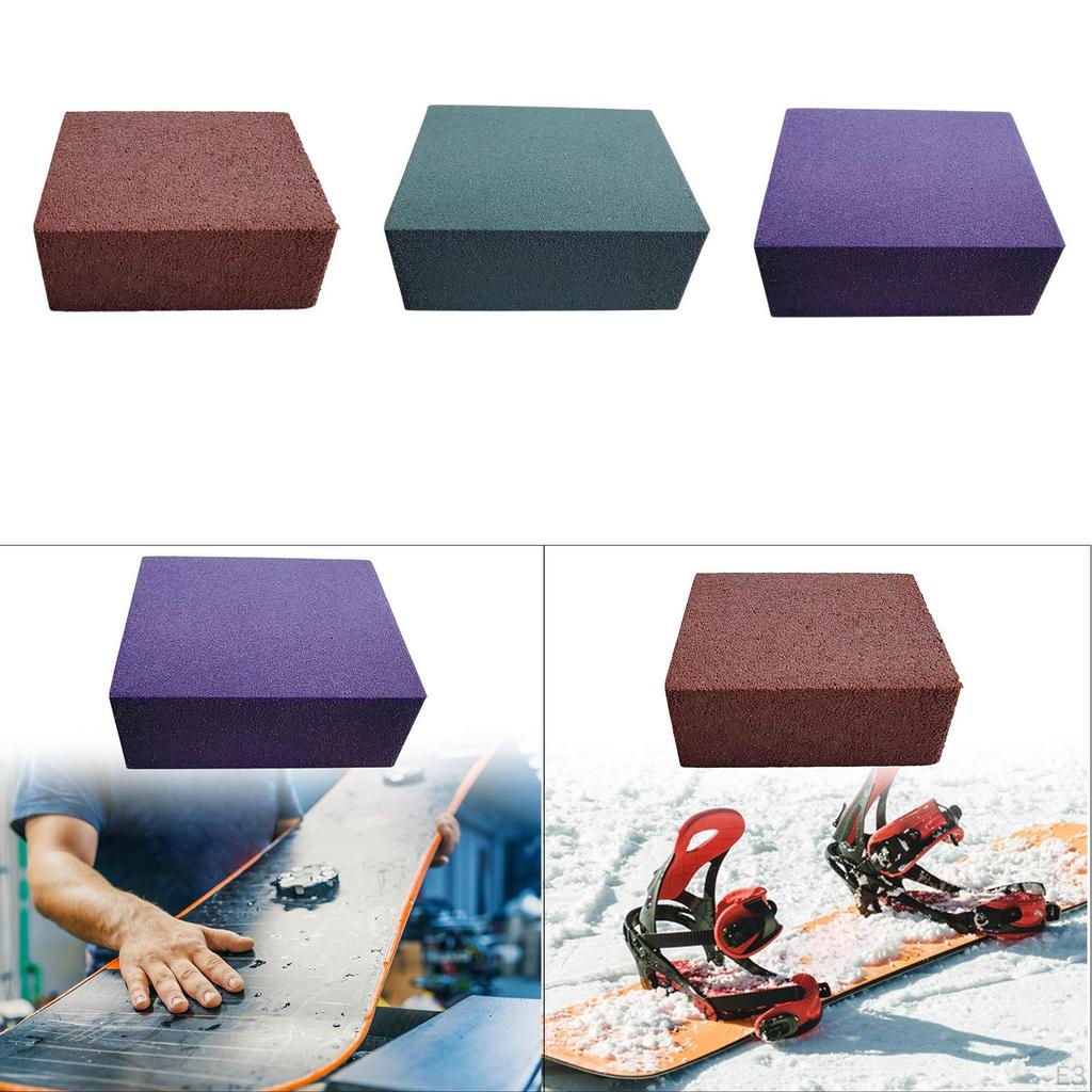 Sakızlı Kauçuk Aşındırıcı Taş, Kenar Bileme Bloğu Yumuşak Snowboard Taşı