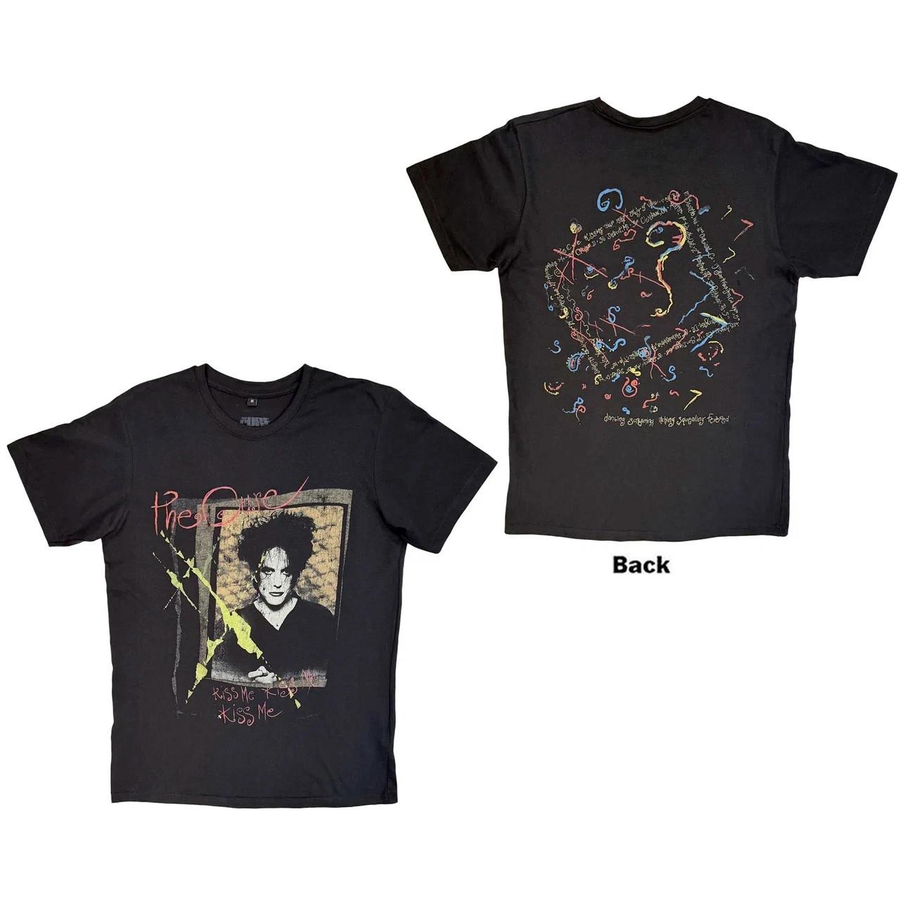 The Cure - Kiss Me Vintage - Black Carbon t-shirt M