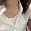 Cold Wind Light Luxury Simple Ball Pendant Necklace Female Wind Niche Simple Versatile Collarbone Chain