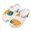 Pattern Printed EVA Clogs Women Men Lightweight Breathable Slip On Casual Shoes Soft Sole Summer Sandals Daily Comfort Wear