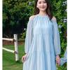 Seaside Vacation Dress Women's Summer New Sweet Gentle Wind French Temperament Beautiful Off-the-shoulder Beach Dress