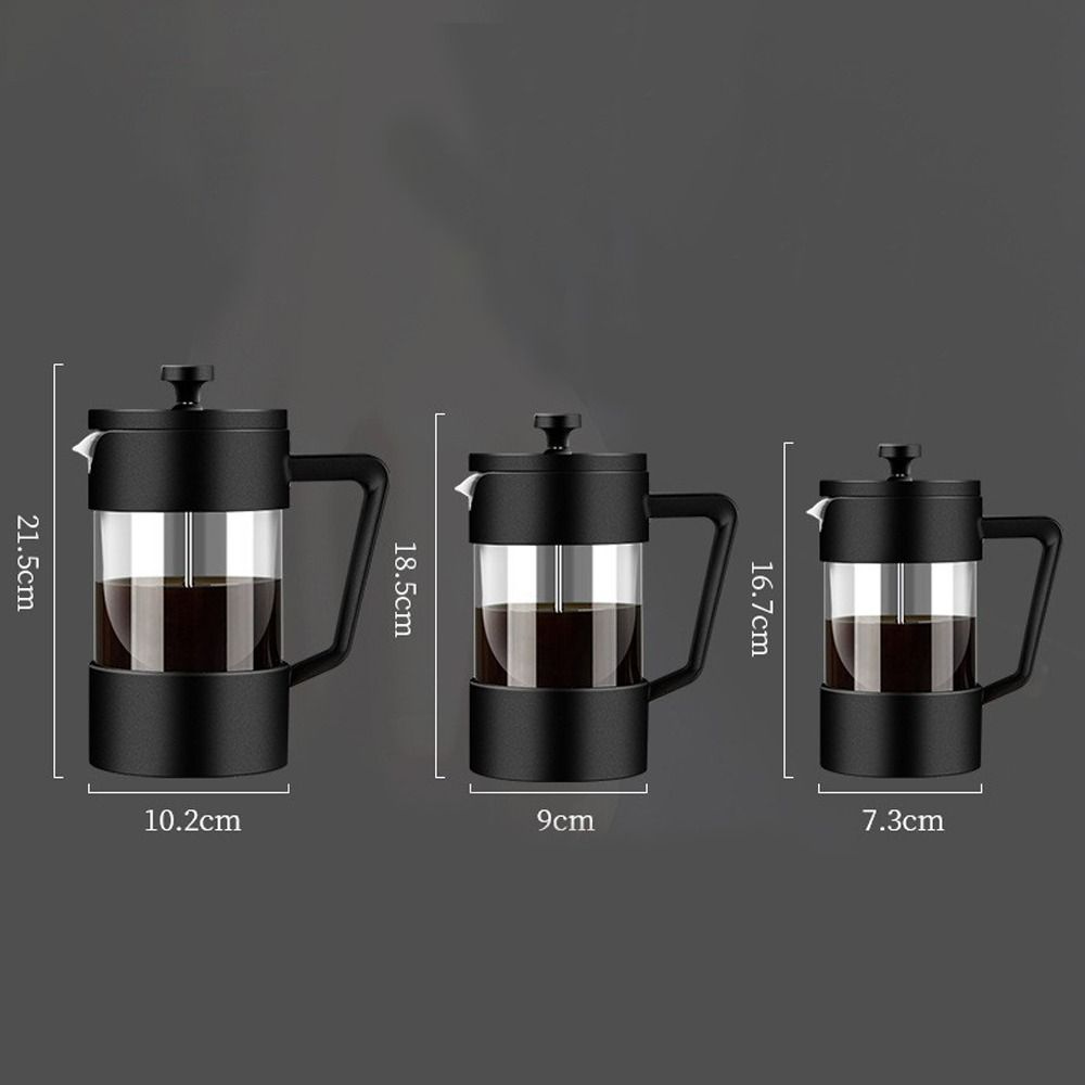 Heat Resistant French Press Coffee Maker Pot 350/600/1000ML Tea Maker Creative Tea Coffee Brewer
