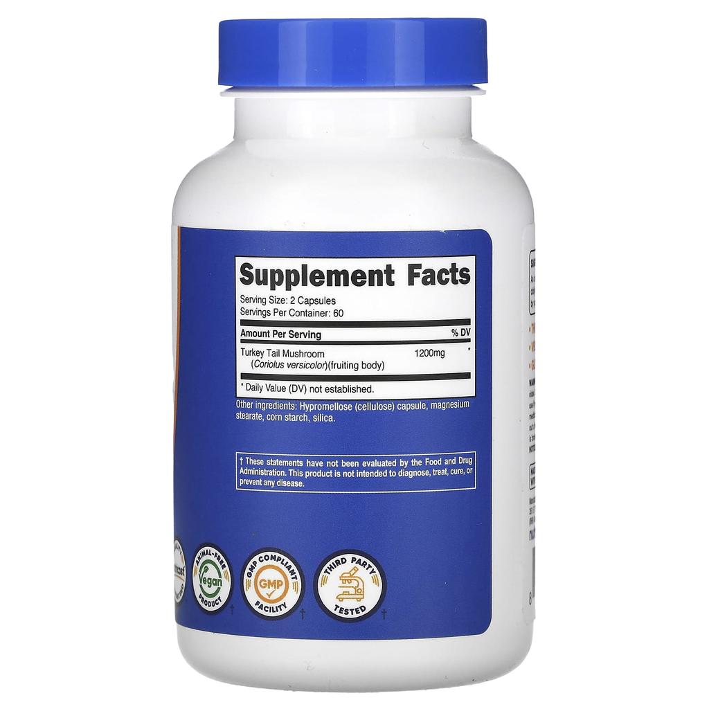 Cloud Mushroom, 120 Capsules (600Mg per Capsule)