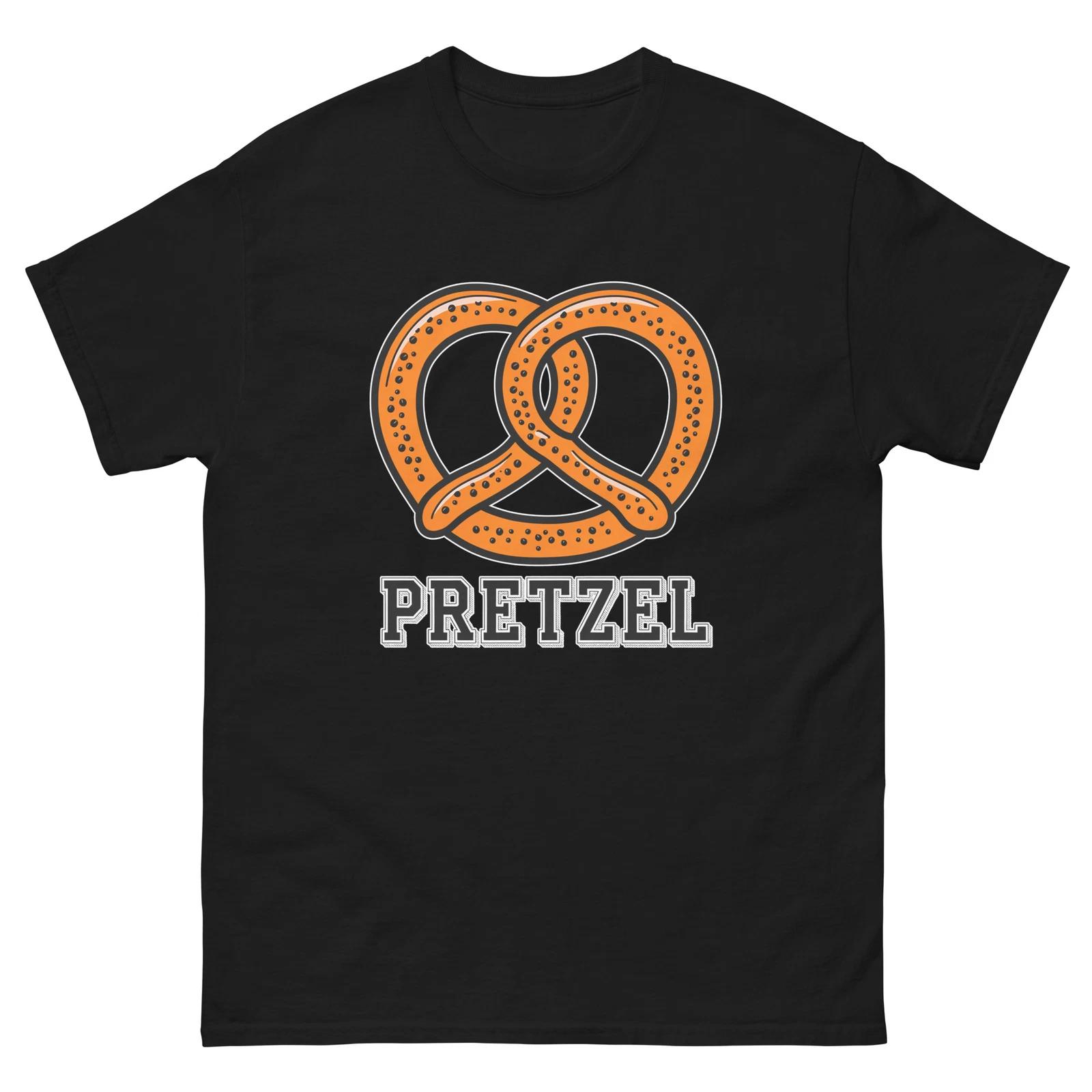 Pretzel Lover Food Image Cartoon Funny T-Shirt Shirt M
