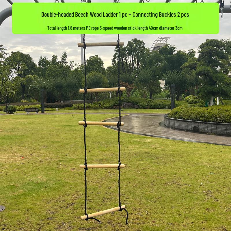 Children's Indoor/Outdoor Climbing and Swing Training Set with Rope Ladder