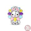 Simple Animal Series Copper Metal Dinosaur Elk Rabbit Trendy Charm Bead Components Bead Components 3mm Do It Yourself High Quality Fine High Quality
