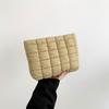 Stylish Pleated Handbag And Cosmetic Pouch For Women Practical Makeup Bag Suitable For Parties And Everyday Use