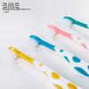 Soft Bristle Giraffe Toothbrush for Children Aged 2 to 8, Pack of 4