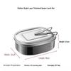 Ru Han Stainless Steel Single-Layer Square Lunch Box
